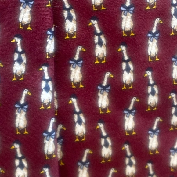 MUSEUM ARTIFACTS ducks with bowties print tie all silk